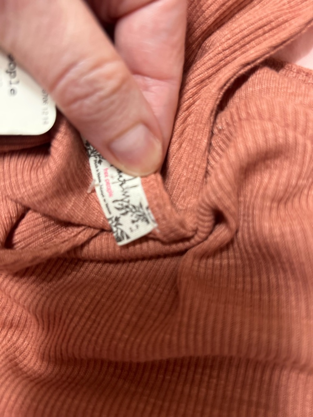 Free People Dani Tank Heather oversized Wind Blush ribbed NWT Small
Oversized - Picture 5 of 10